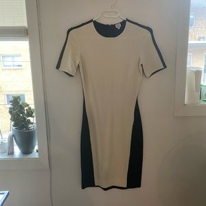 NWOT Wilfred black and white short sleeve dress